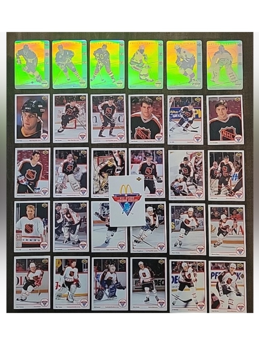 Wayne Gretzky McDonald’s 1991 Upperdeck Hockey Card Set With Holograms